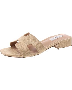 Steven New York Hutchy Woven Slip-On Slide Sandals - Natural