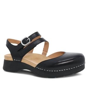 Dansko Rissa Nappa Mary Jane Sandal - Black