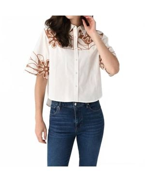 Never A Wallflower Palermo Button Down Shirt - White