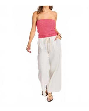 Sadie & Sage Jukebox Knit Tube Top - Pink