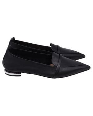 Malone Souliers Dora Pointed-Toe Loafers - Black