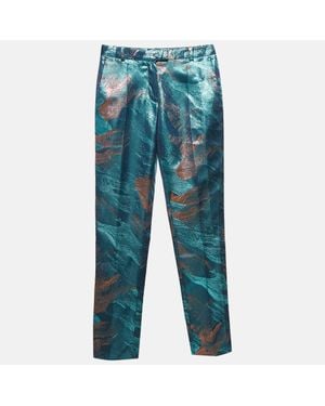 Maje Lurex Pants - Blue