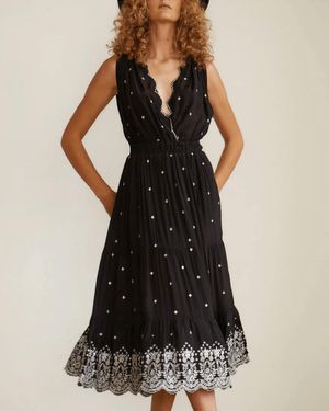 Guadalupe Johana Dress - Black