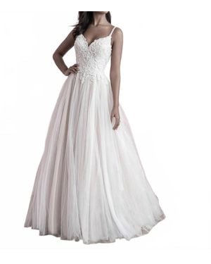 Allure Bridals A-Line Wedding Gown - White