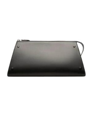 Bally Arieel Leather Clutch Bag - Black