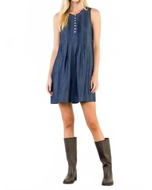 Thml Denim Fall Dress - Blue