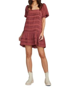 Saltwater Luxe Dream Mini Dress - Red