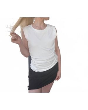 Kut From The Kloth Rayna Banded Tank Top - Gray
