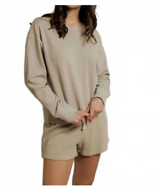 PERFECTWHITETEE Tyler Pullover Sweatshirt - Natural