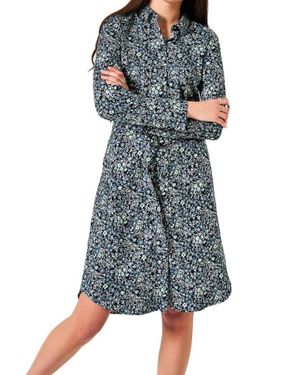 DESOTO Kaja Short Shirtdress - Blue