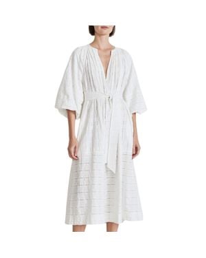 Apiece Apart Sun Mesa Midi Dress - Gray