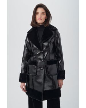 Trina Turk Prisley Coat - Black