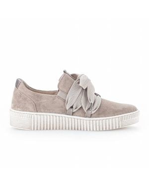 Gabor Bow Sneaker - Gray