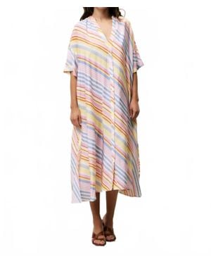 FRNCH Robe Colombe Stripes Dress - Pink