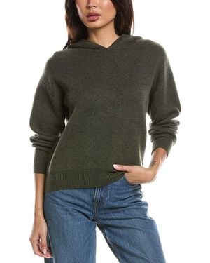 Forte Double Knit Cashmere Hoodie - Gray