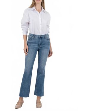 Kut From The Kloth Kelsey High Rise Ankle Flare - Blue