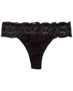 Cosabella Sonia Int Low-Rise Thong - Black