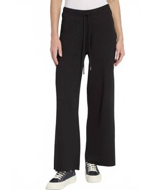Lyssé Odessa Reversible Knit Lounge Wide Leg (28" Inseam) - Black