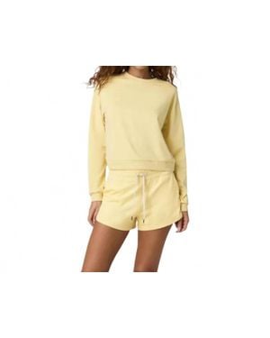 Vuori Halo Modern Crew Sweatshirt - Yellow