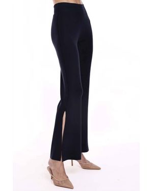 Minnie Rose Viscose Blend Flared Pants - Blue