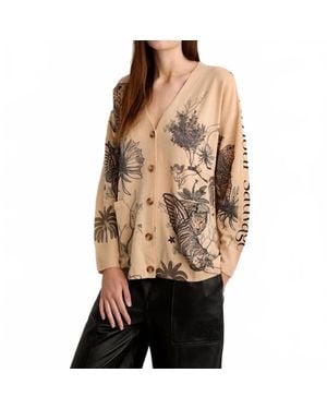 Las Sureñas Toile De Jouy Cardigan - Brown