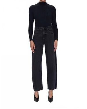 Pistola Wes High Rise Barrel Jean - Blue