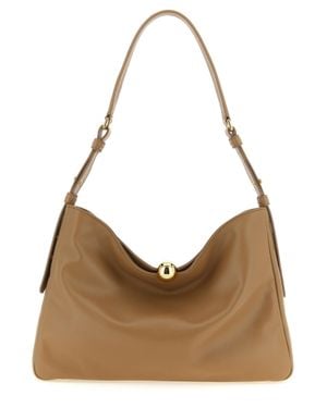 Furla Calfskin Shoulder Bag - Brown