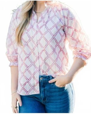 Clara the Label Sage Blouse - Pink