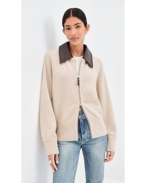 Brandon Maxwell The Conrad Knit Jacket - Blue
