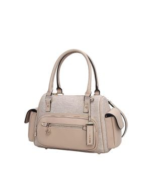 MKF Collection by Mia K Thalia Satchel Bag By Mia K - Gray