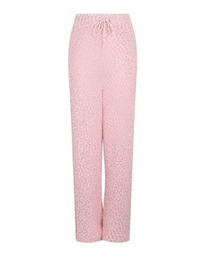 Ferragamo Cotton Bouclé Knitted Pants - Pink