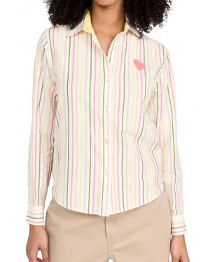 Kerri Rosenthal Shrunken Pia Shirt - Natural