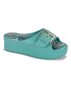 BareTraps Pacey Faux Leather Platform Flatform Sandals - White