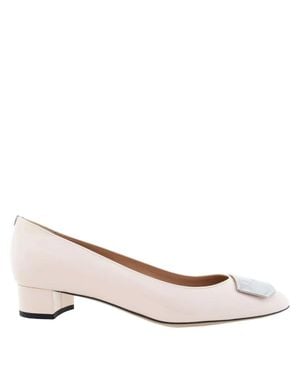 Bally Heline Patent Leather Pumps, Brand Size 38.5 Us Size 8 - Pink
