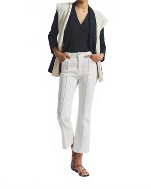 10 Crosby Derek Lam Comfort Stretch Cropped Jean - Black