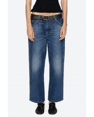 Sea Jules Relaxed Mid-Rise Jeans - Blue