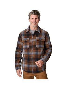 Free Country Mountain Ridge Sueded Chill Out Fleece Jacket - Brown