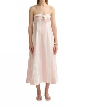 Posse Rosie Strapless Dress - Pink