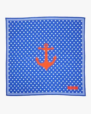 Clare V. Nautique Bandana - Blue