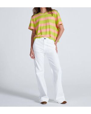 ASKK NY Twill High Rise Trouser - White