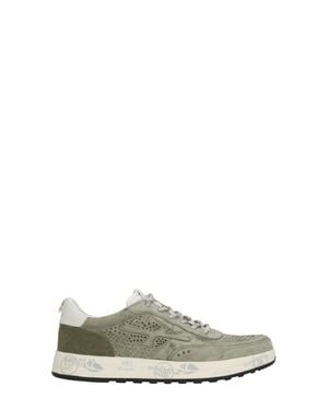 Premiata Nous 8290 Perforated Sneakers - Green