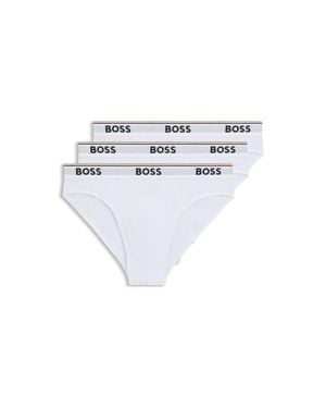 BOSS Stretch-Cotton Briefs - White