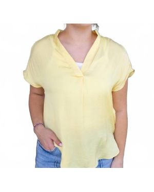 Naked Zebra Sweet Charmer Blouse - Yellow