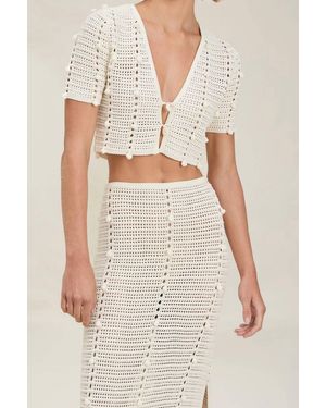 Devon Windsor Hada Crop Top - Natural