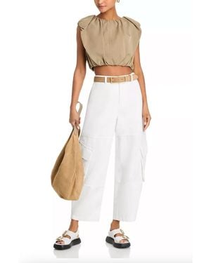FRAME Bubble Cargo Pants - White