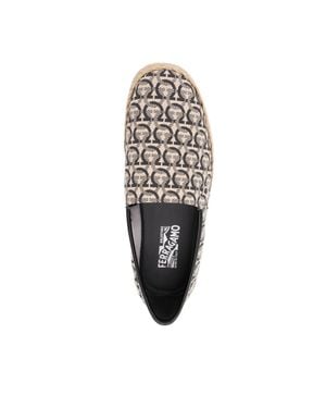 Ferragamo Ferragamo Ganicini Print Loafers - White