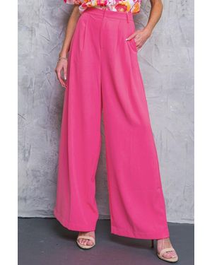 TRUEDAMES Upscale Aura Woven Pants - Pink