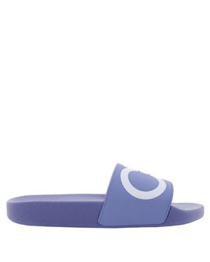 Ferragamo Ferragamo Groovy Slide Sandals, Size 7 C - Blue