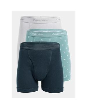 Calvin Klein Underwear Cotton Boxer Brief 3-Pack Gbo3483 - Blue
