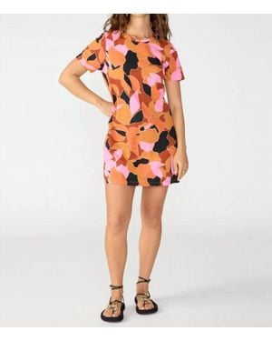 Sanctuary Reveal T-Shirt Dress - Orange